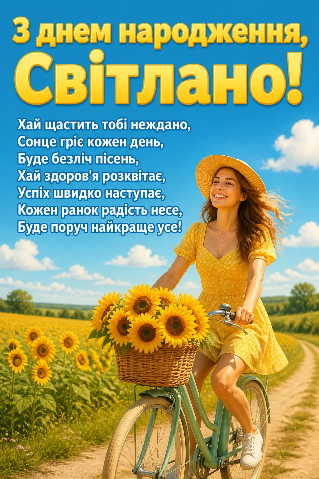 з днем народження світлана