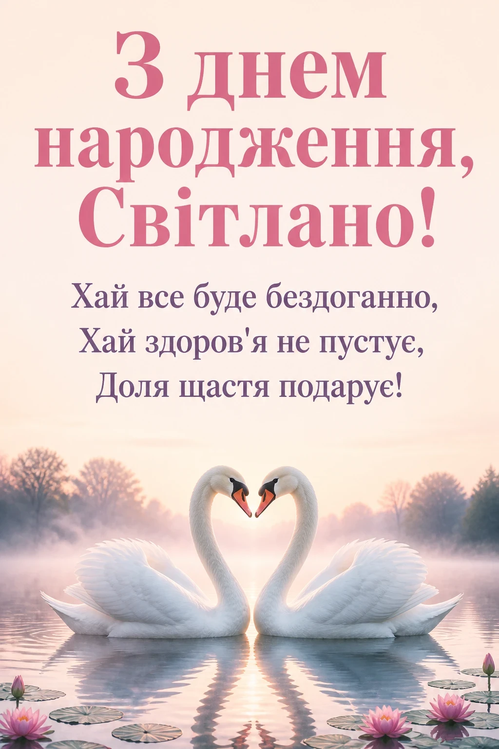 з днем народження світлана