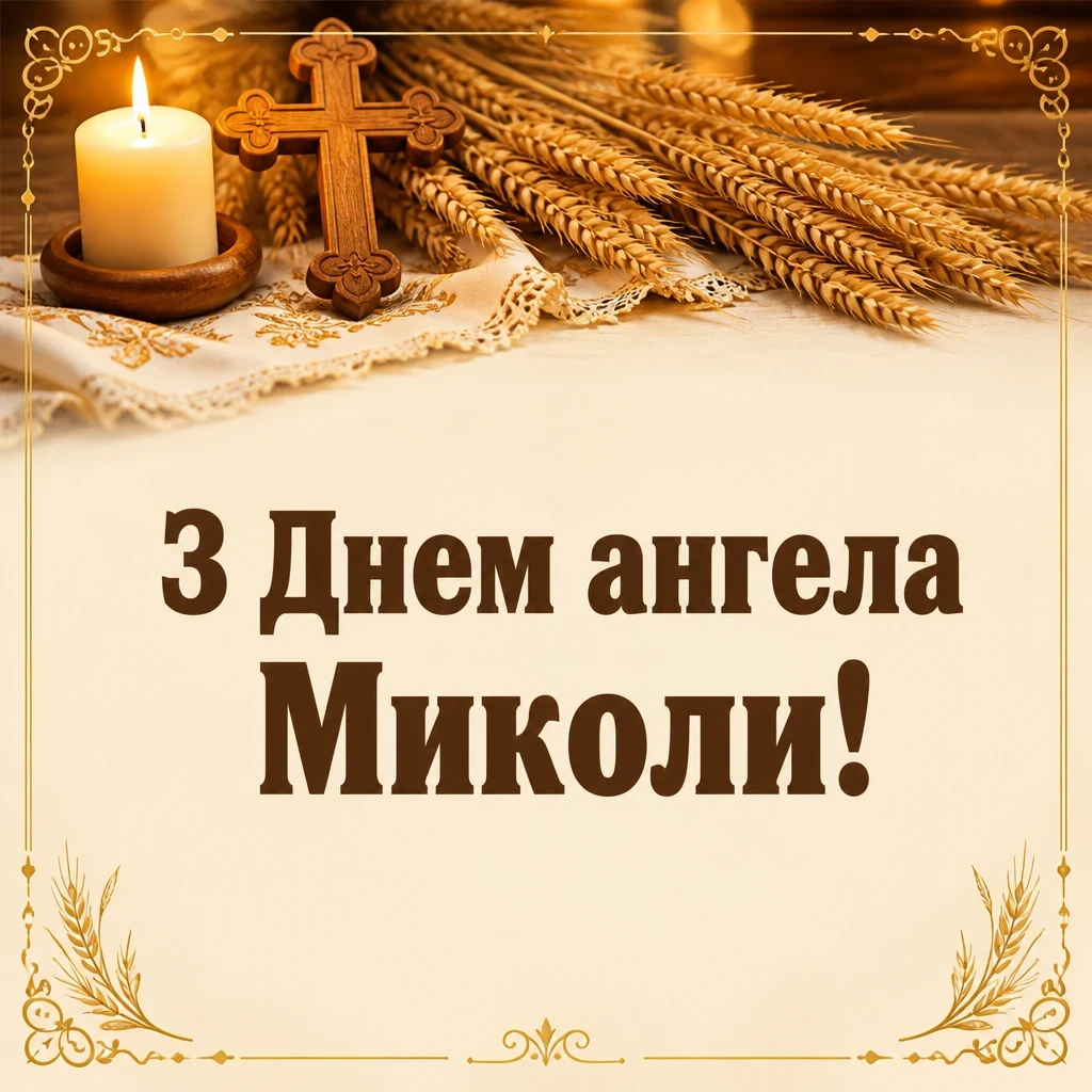 з днем ангела миколи