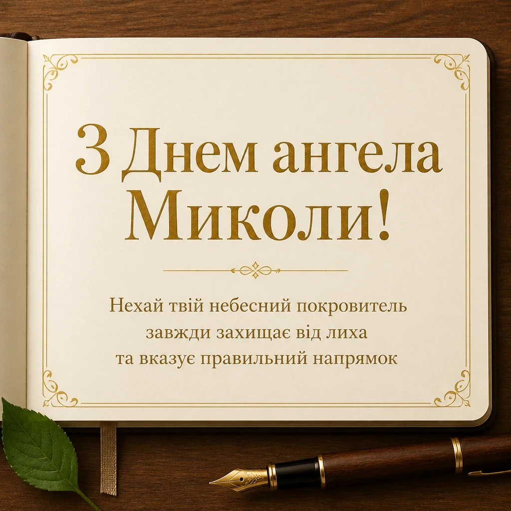 з днем ангела миколи