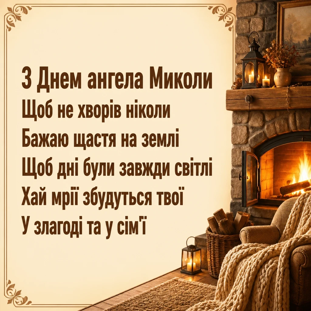 з днем ангела миколи