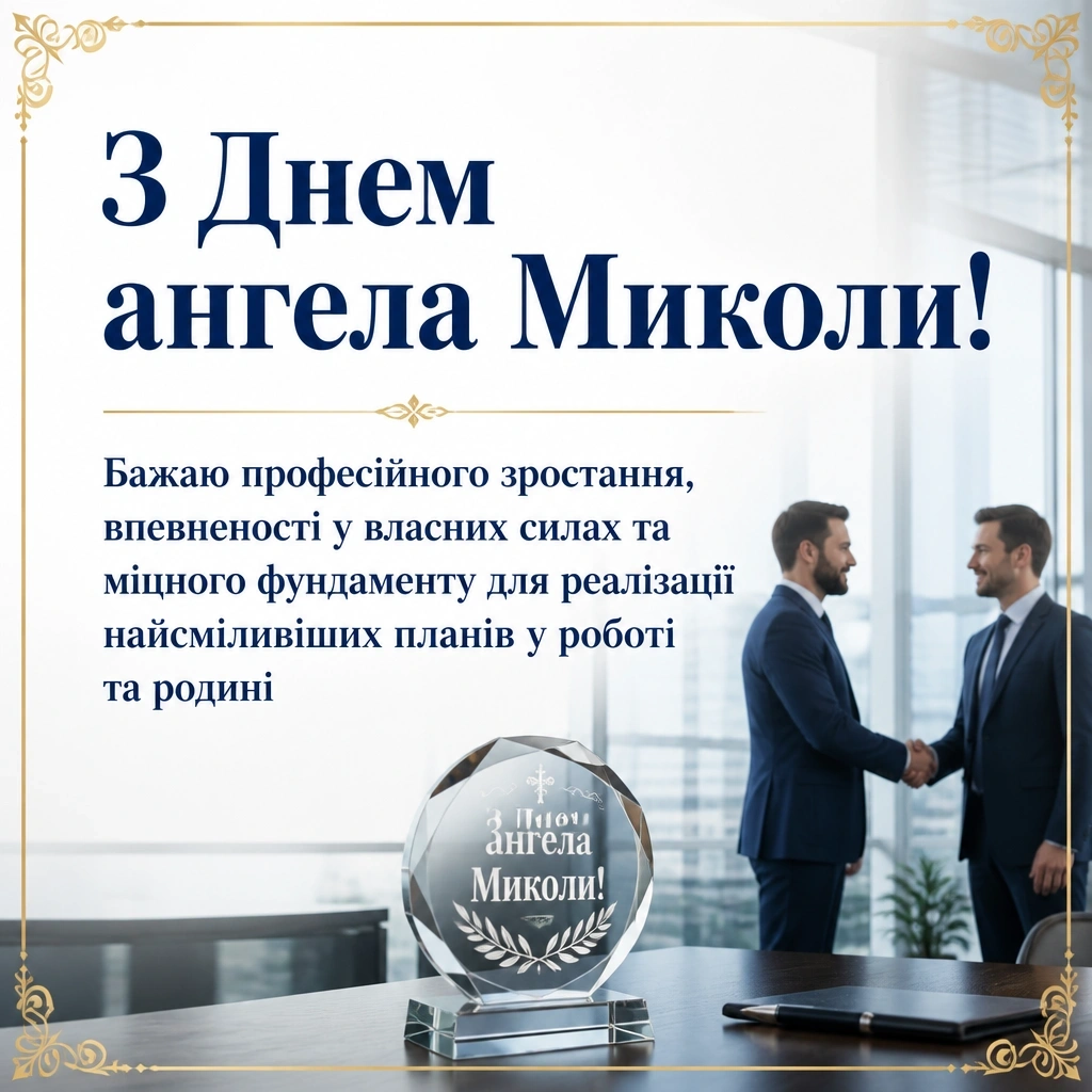 з днем ангела миколи