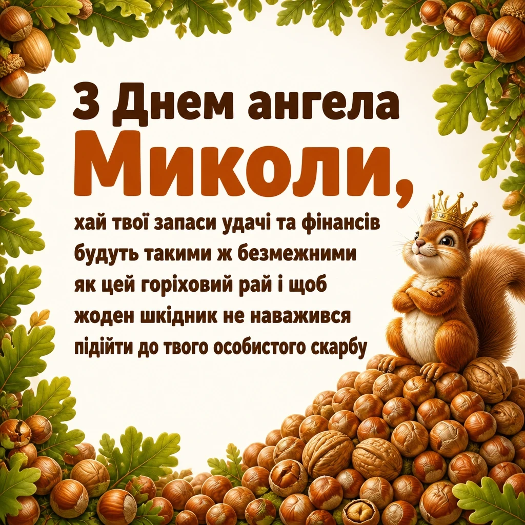 з днем ангела миколи
