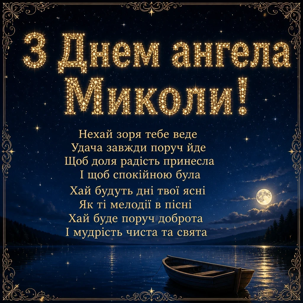 з днем ангела миколи
