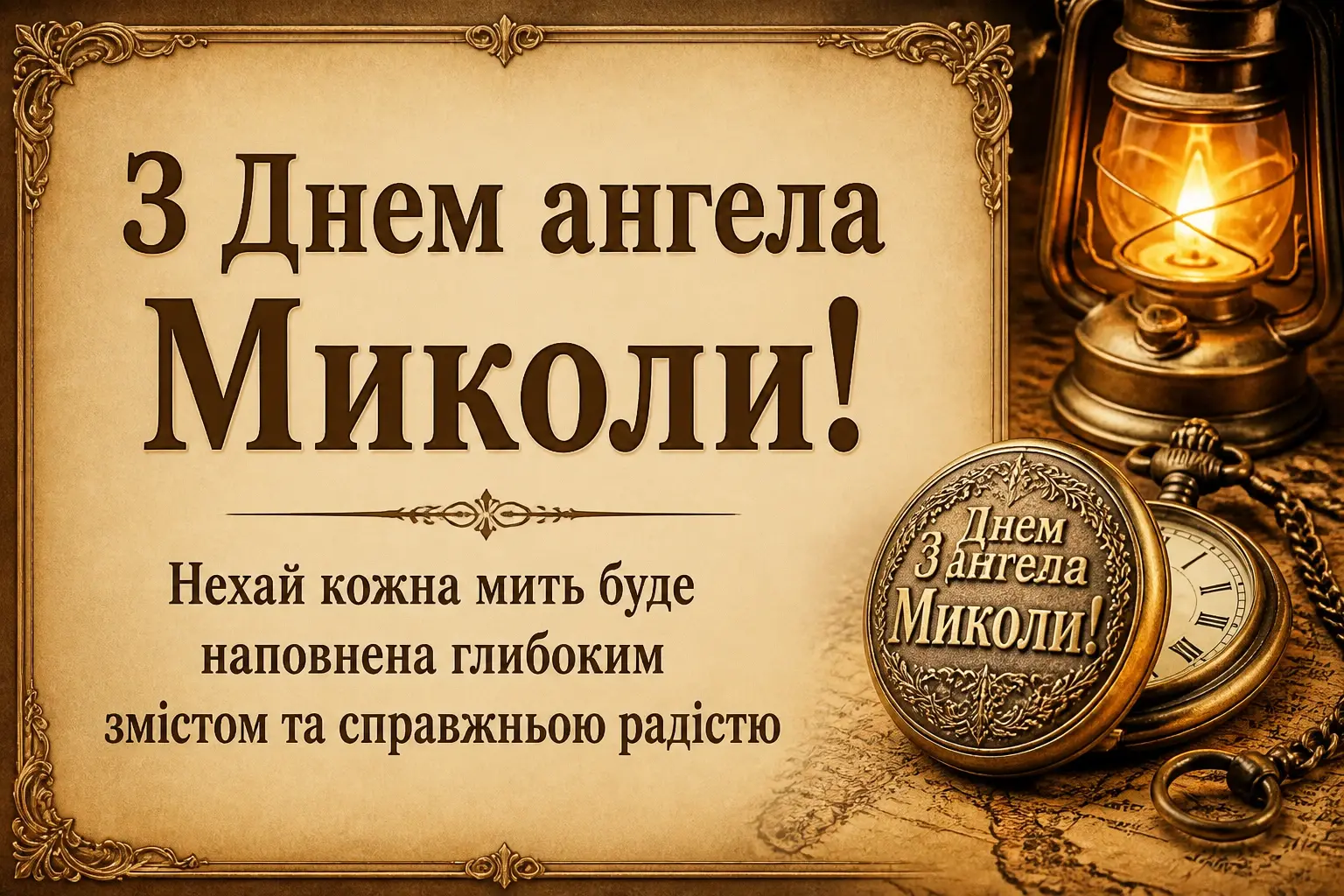 з днем ангела миколи