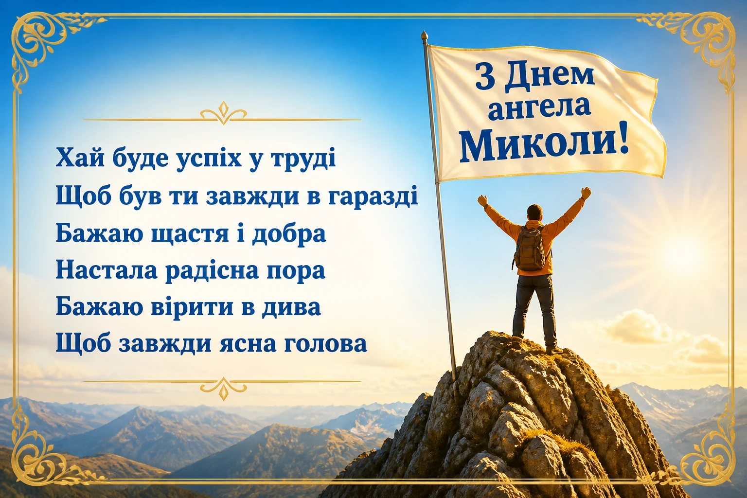 з днем ангела миколи