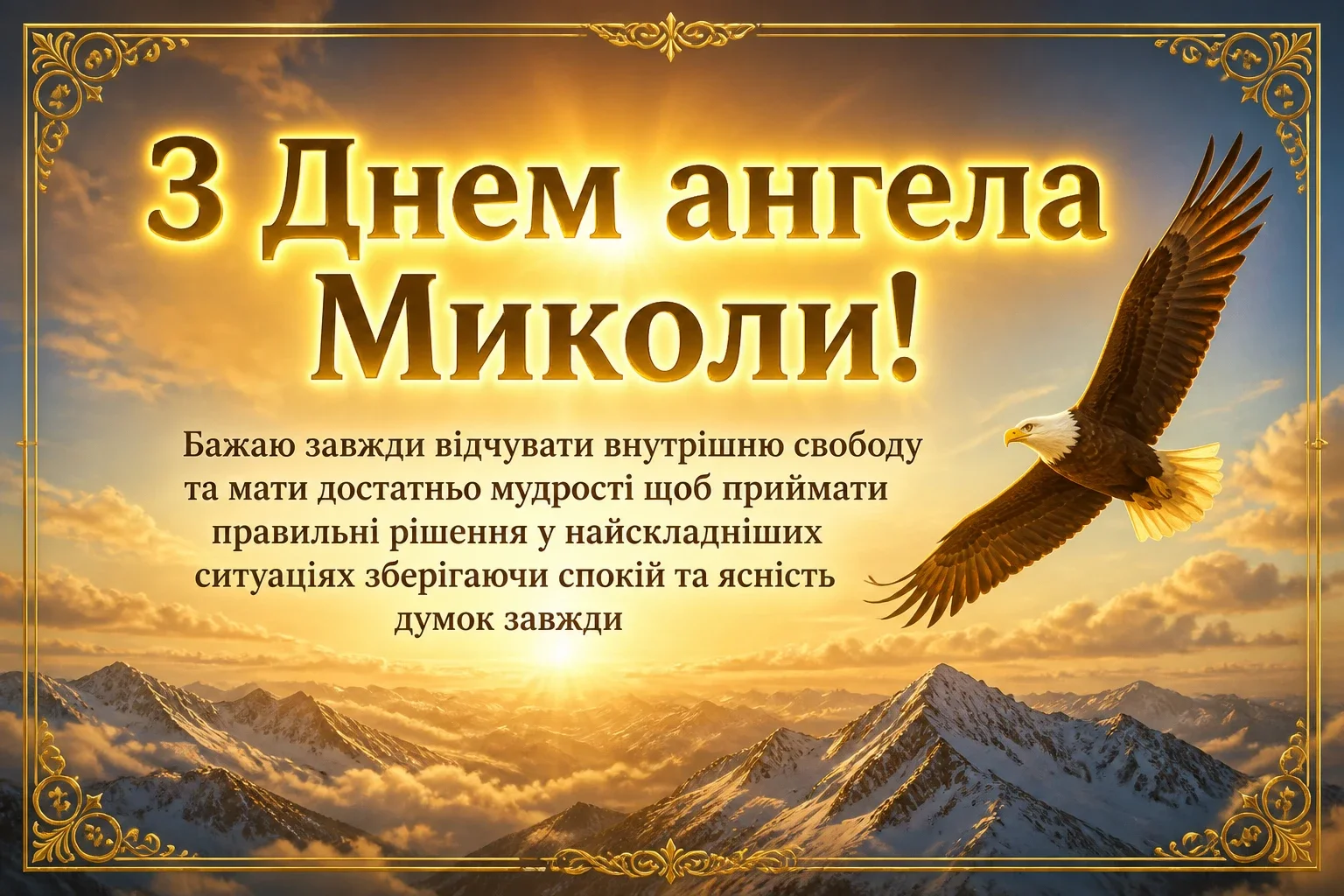 з днем ангела миколи