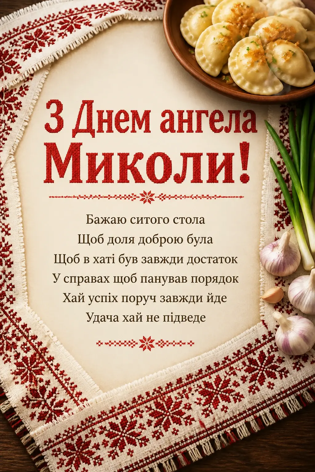 з днем ангела миколи