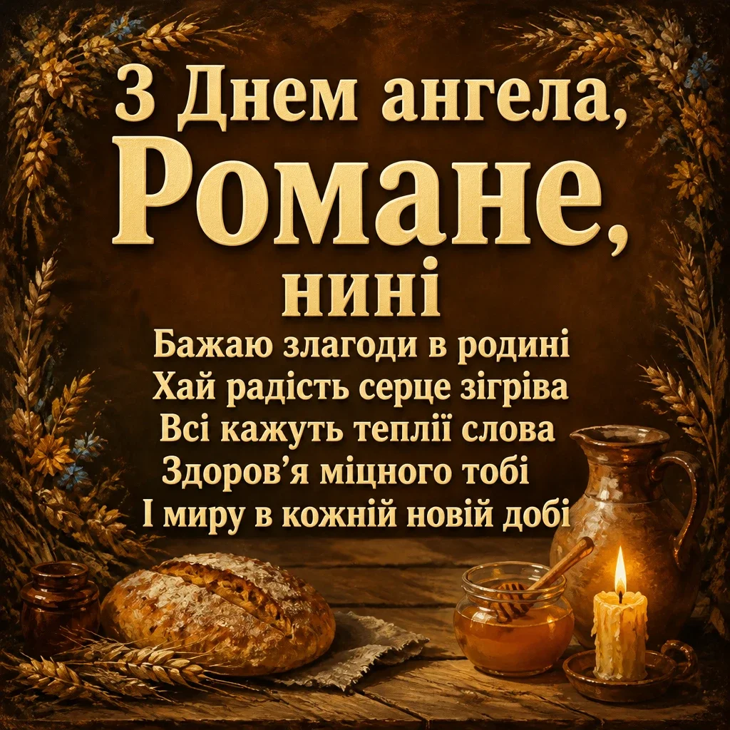 з днем ангела романа