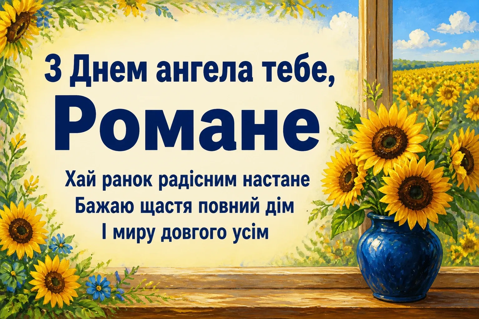 з днем ангела романа