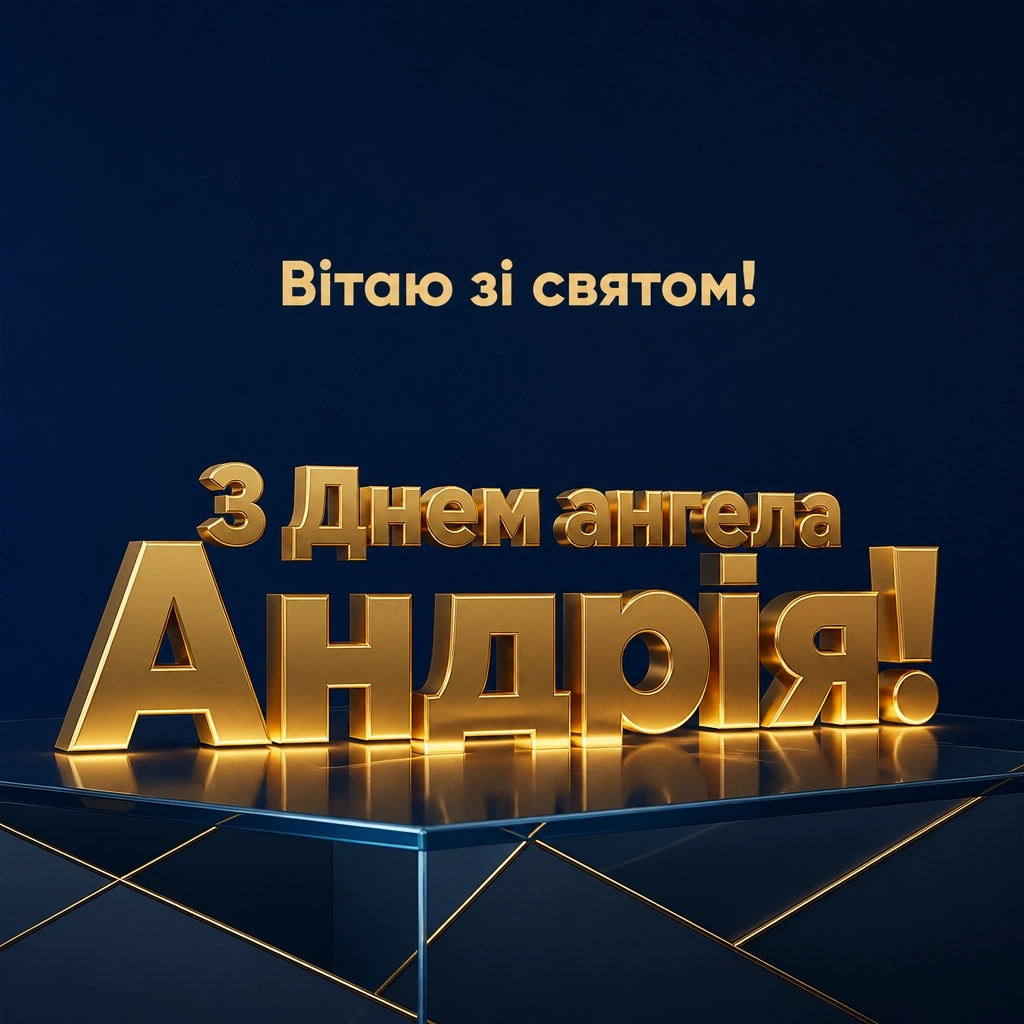 з днем ангела андрія