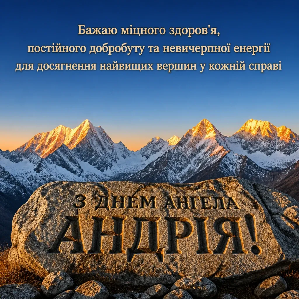 з днем ангела андрія