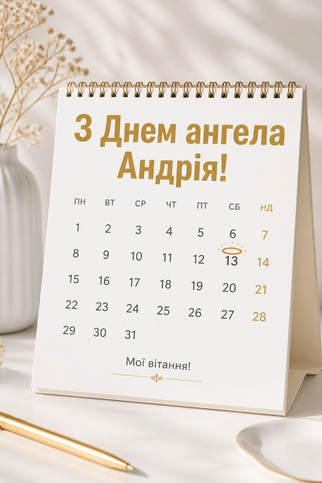 з днем ангела андрія