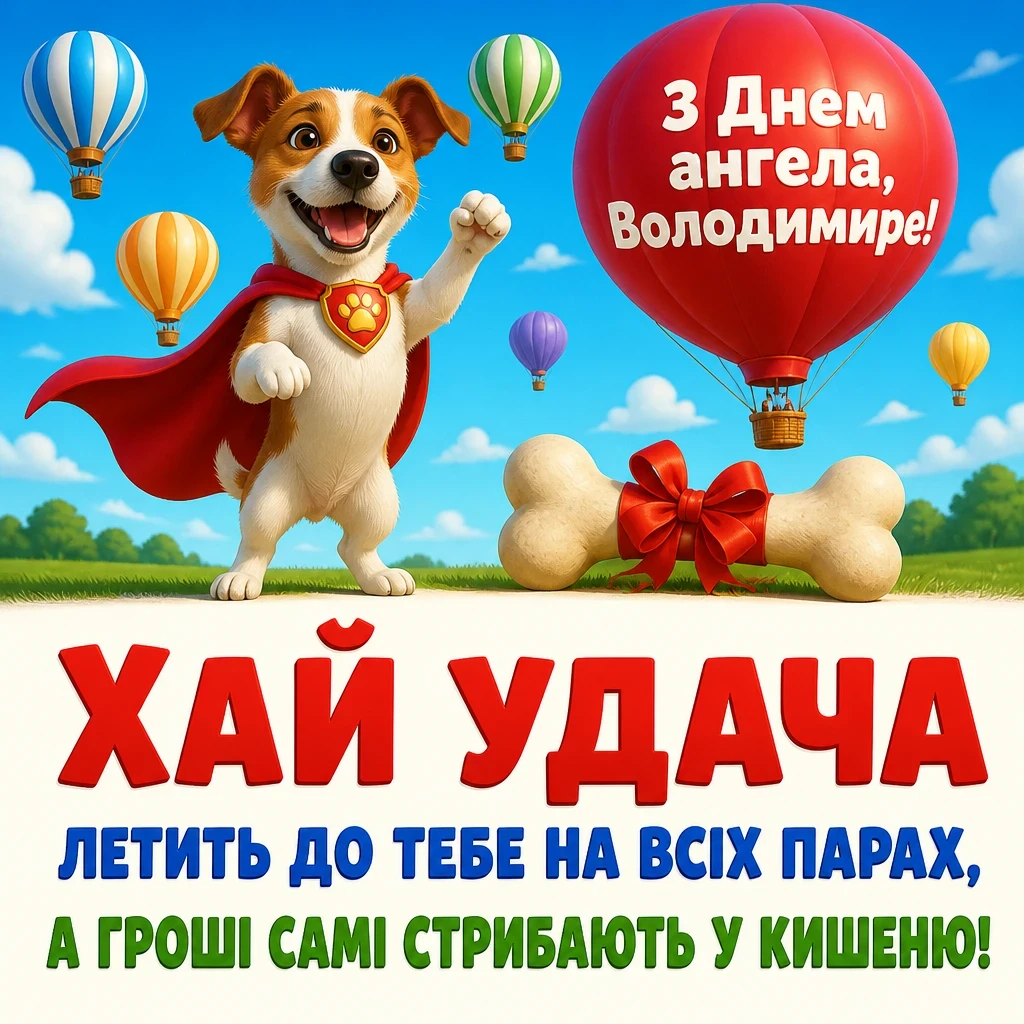 з днем ангела володимира