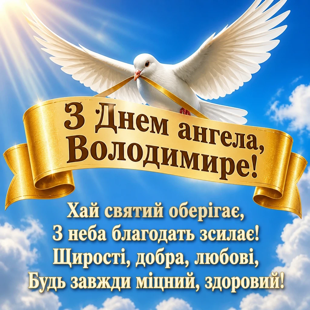 з днем ангела володимира