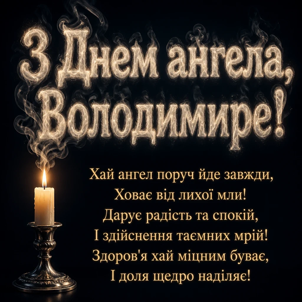 з днем ангела володимира