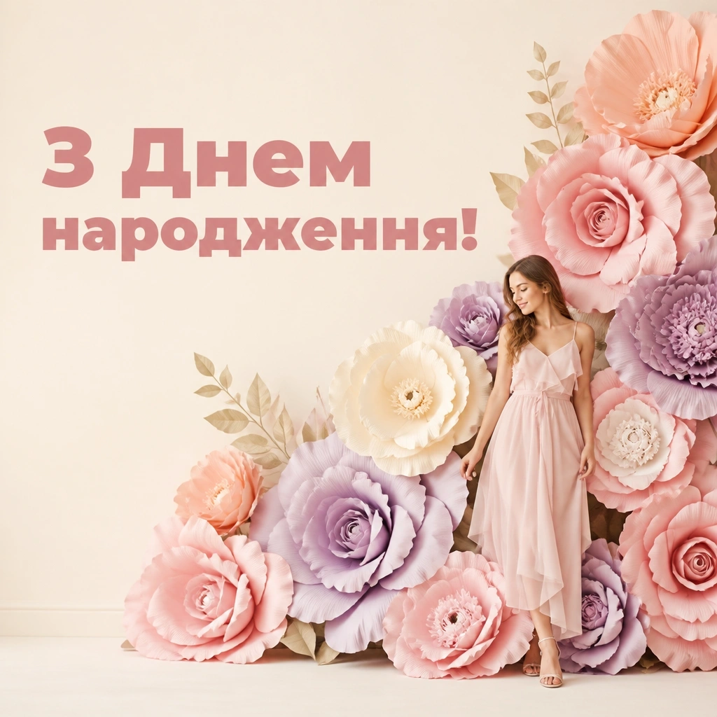 оригінальне привітання з днем народження дівчині