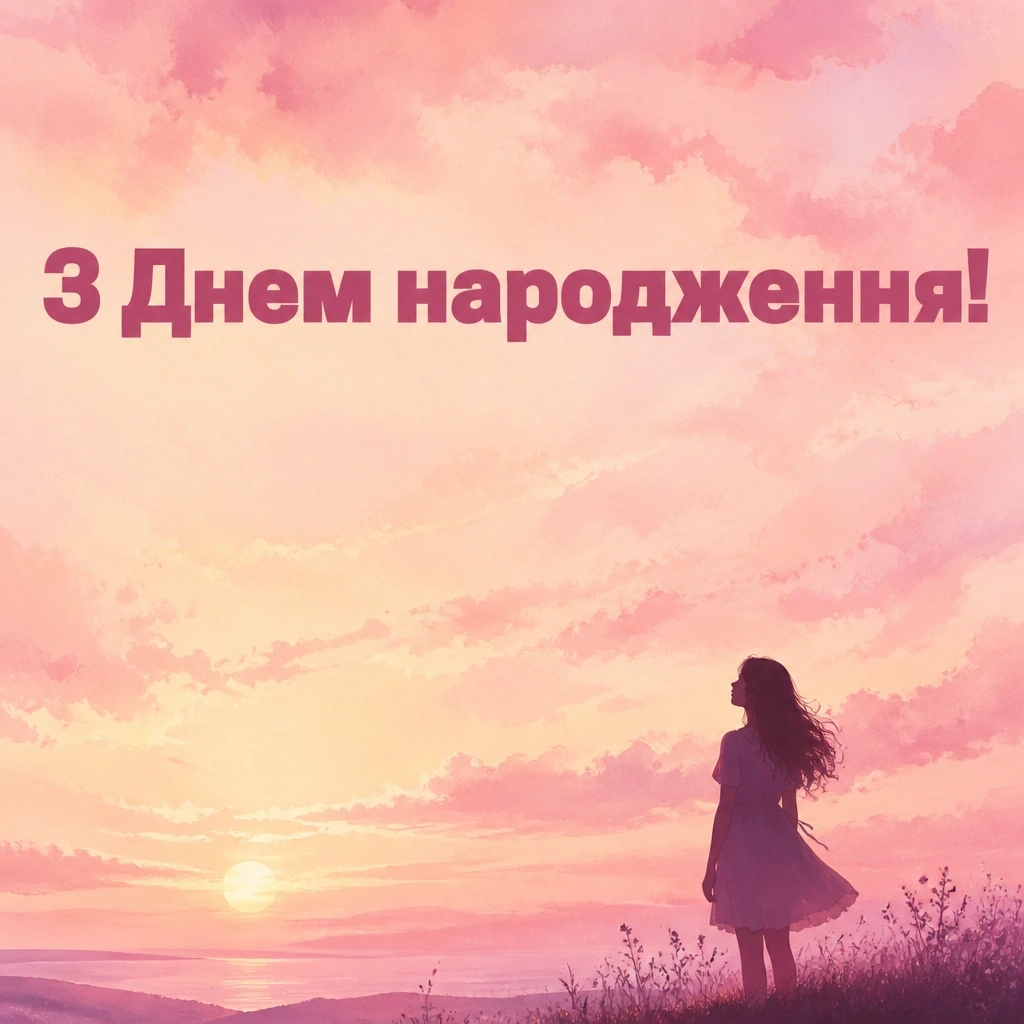 оригінальне привітання з днем народження дівчині