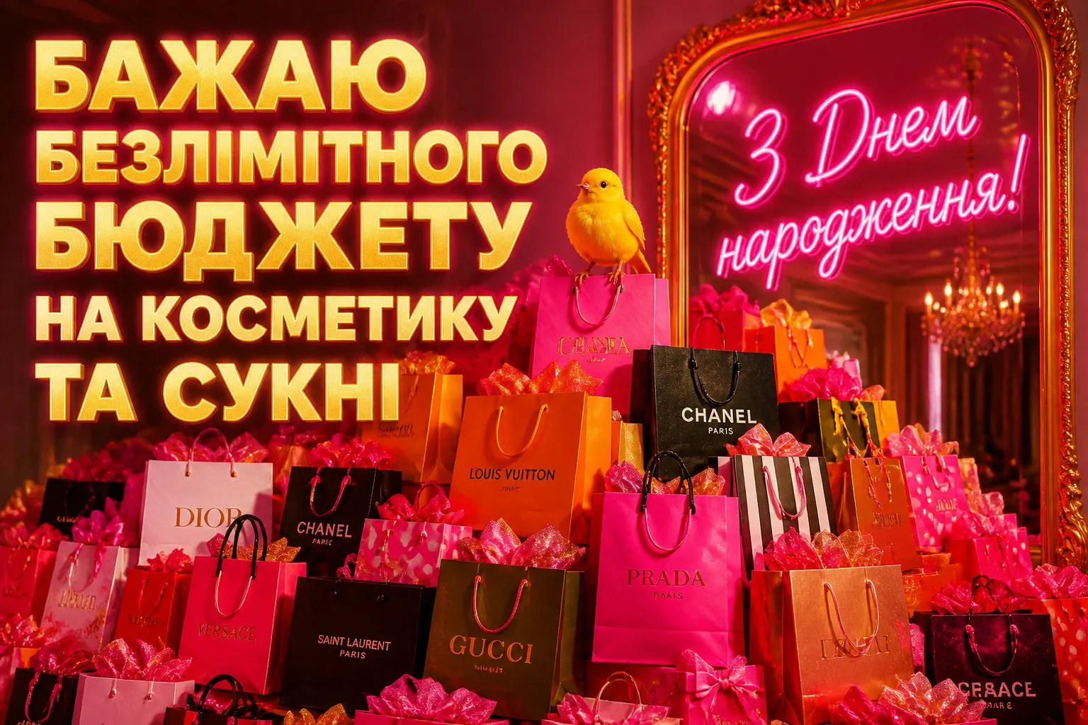 оригінальне привітання з днем народження дівчині