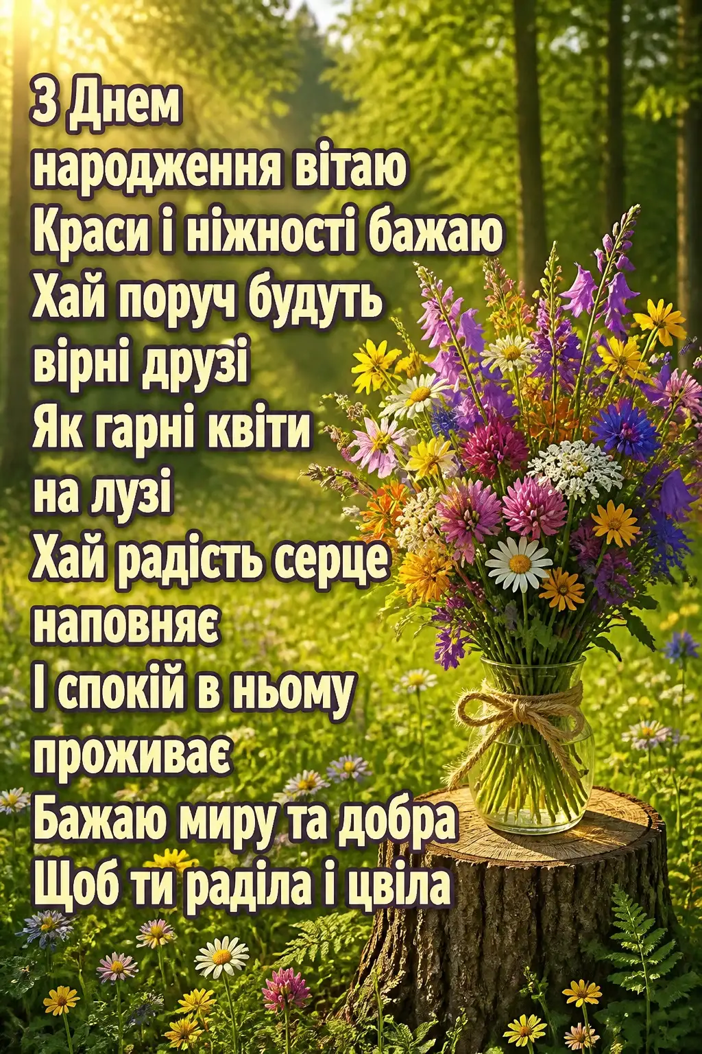 оригінальне привітання з днем народження дівчині