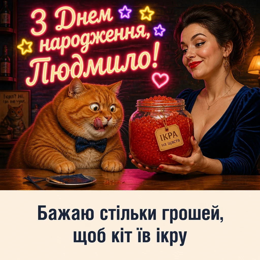 з днем народження людмила з днем народження людмила