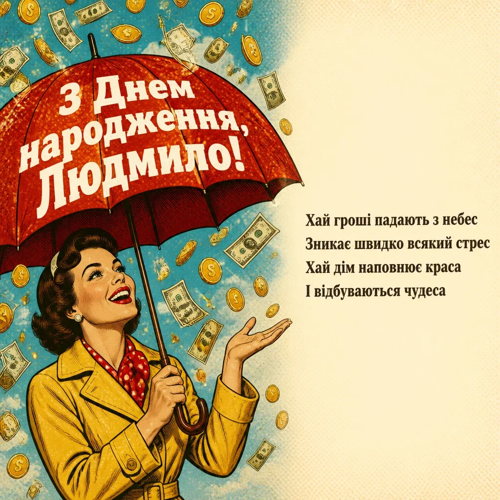 з днем народження людмила з днем народження людмила