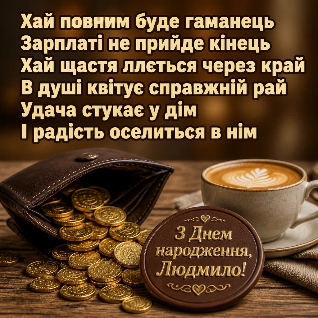 з днем народження людмила з днем народження людмила