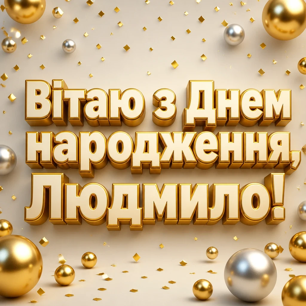 з днем народження людмила з днем народження людмила