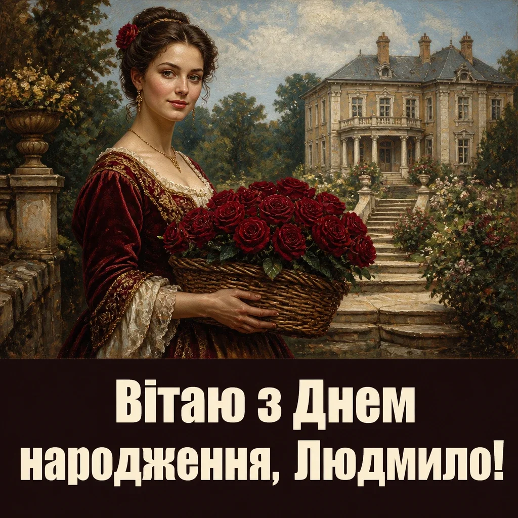 з днем народження людмила з днем народження людмила