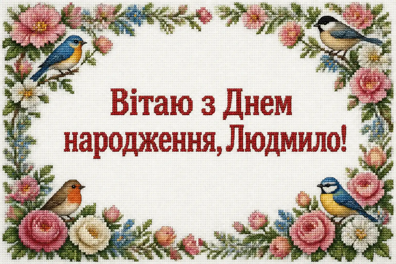 з днем народження людмила з днем народження людмила