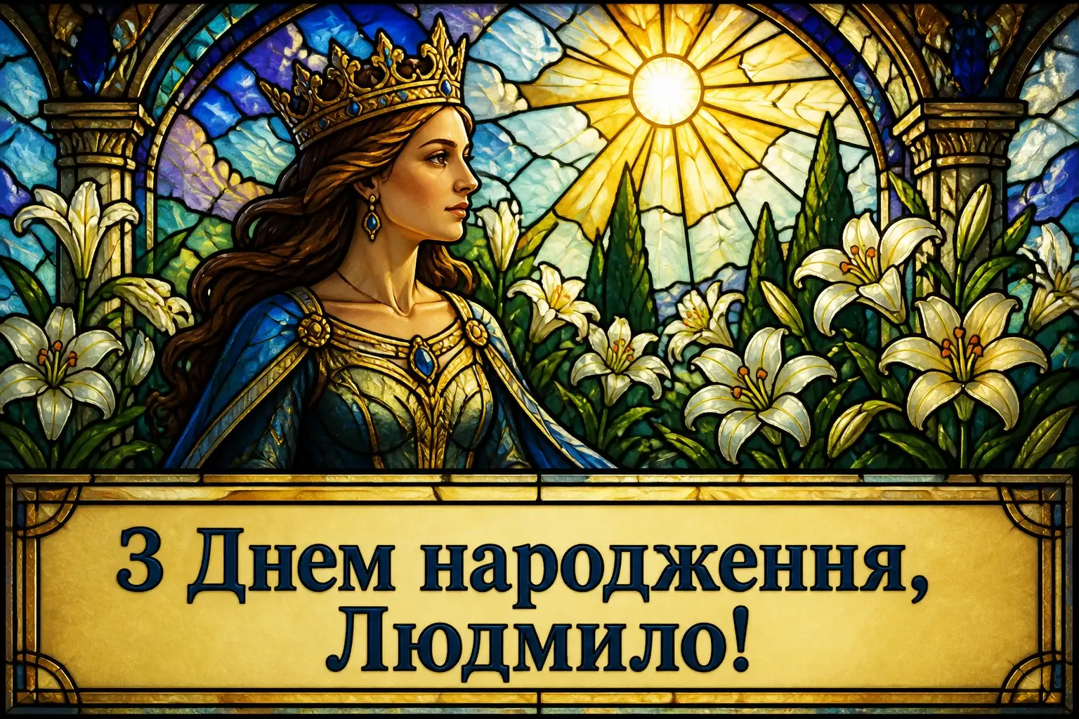 з днем народження людмила з днем народження людмила
