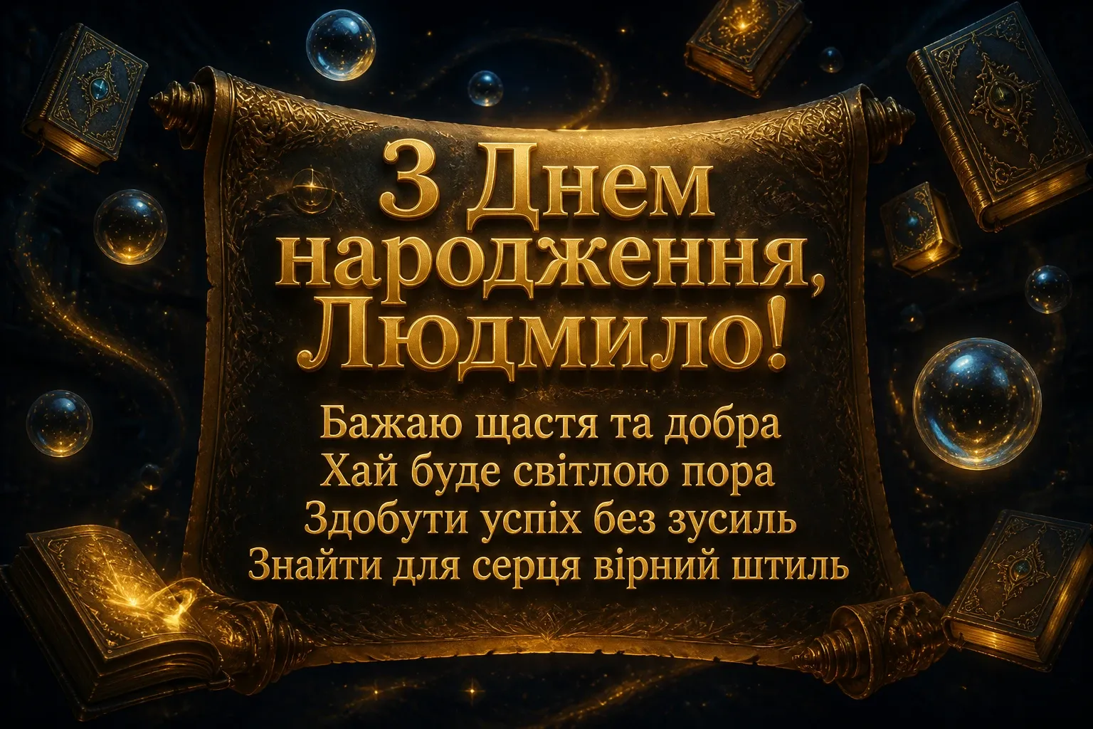 з днем народження людмила з днем народження людмила