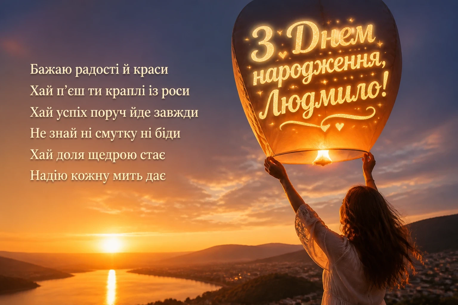 з днем народження людмила з днем народження людмила