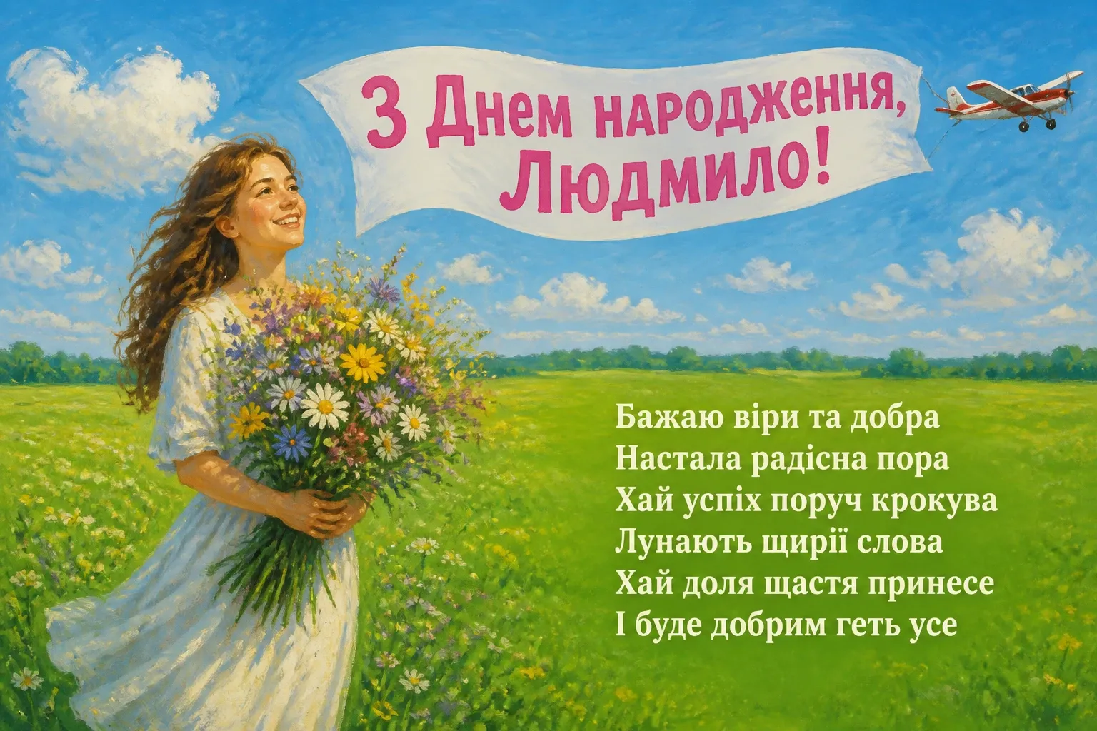з днем народження людмила з днем народження людмила