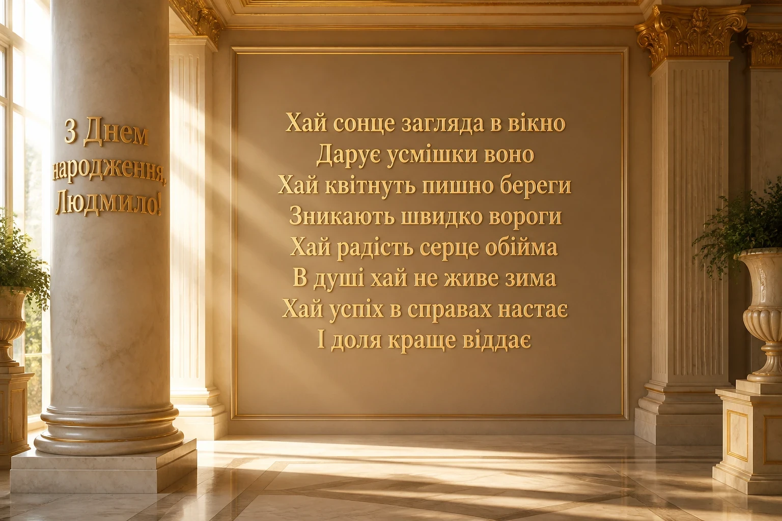 з днем народження людмила з днем народження людмила