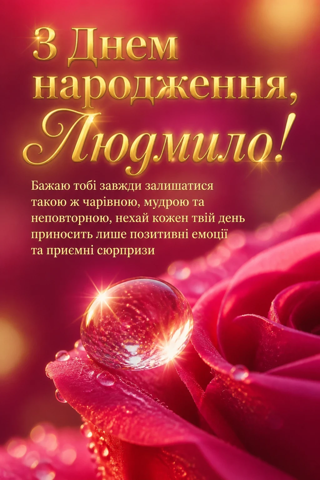 з днем народження людмила з днем народження людмила
