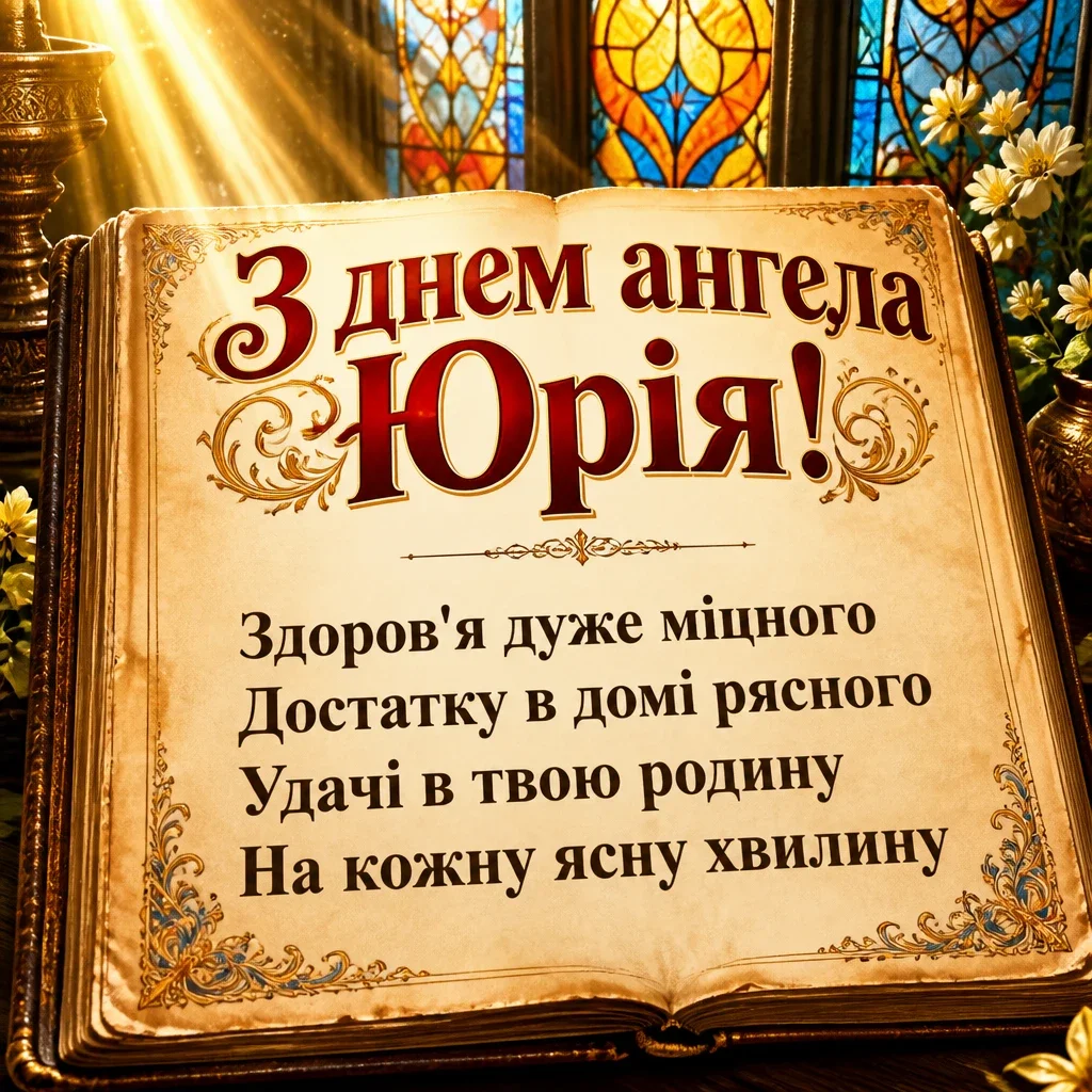 з днем ангела юрія з днем ангела юрія
