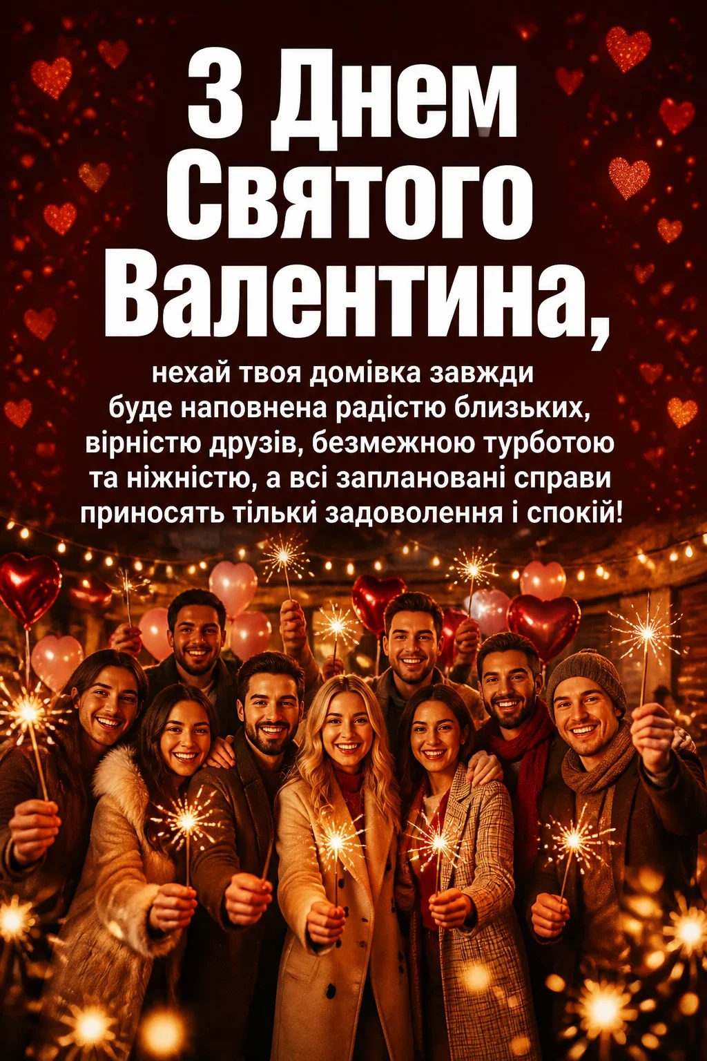 дружні привітання з днем святого валентина дружні привітання з днем святого валентина