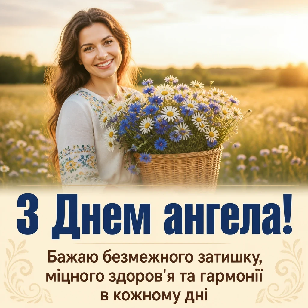 з днем ангела квіти