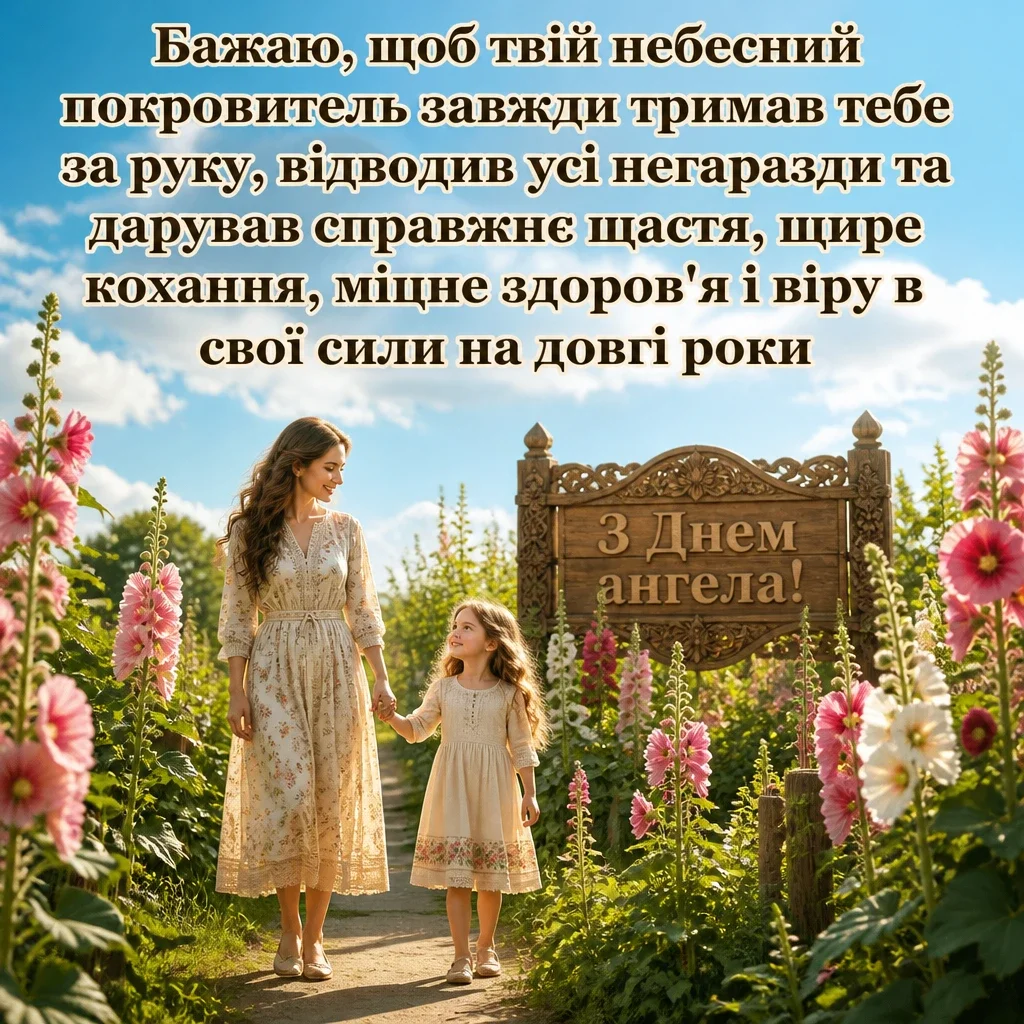 з днем ангела квіти