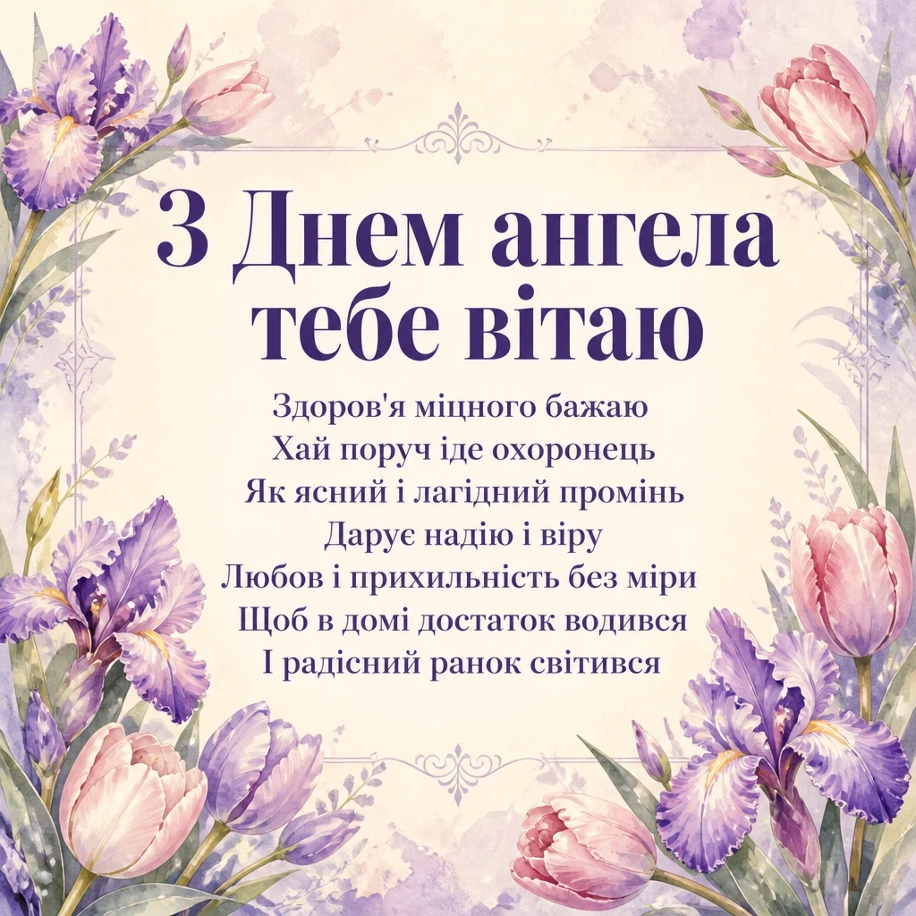 з днем ангела квіти