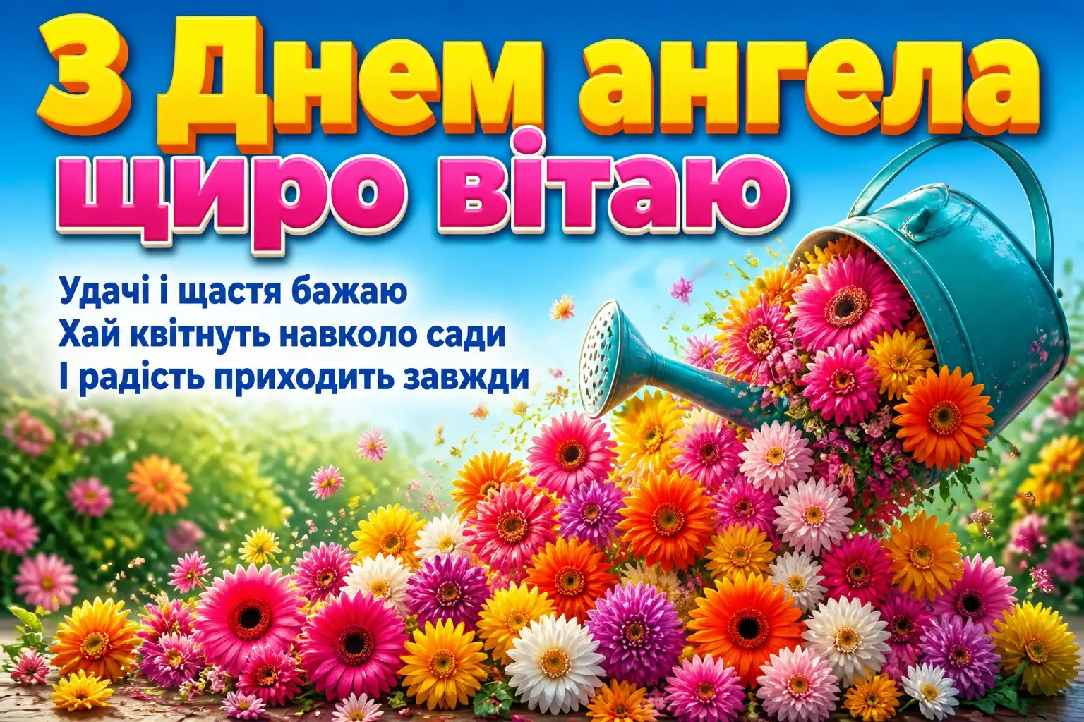 з днем ангела квіти