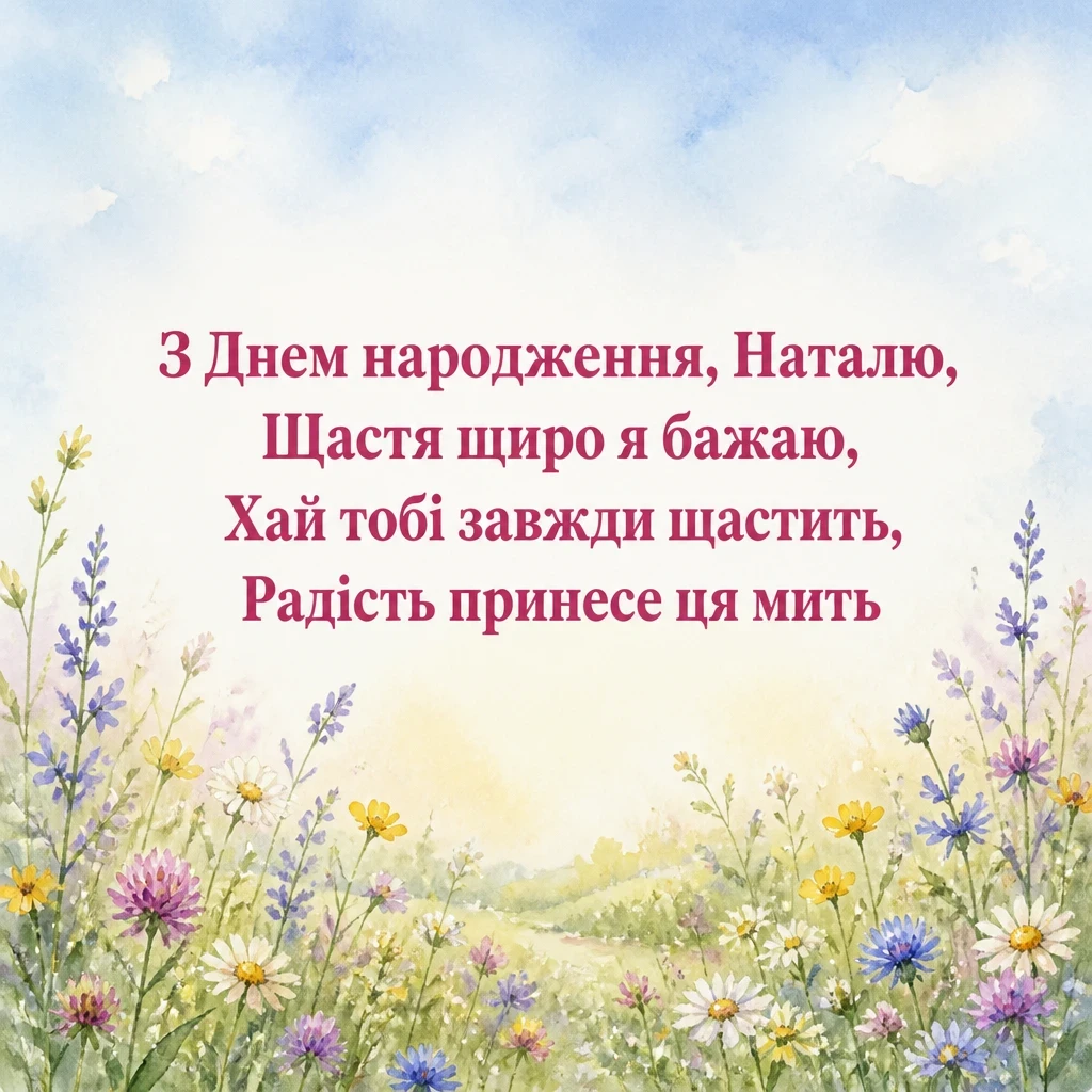 з днем народження наталія з днем народження наталія