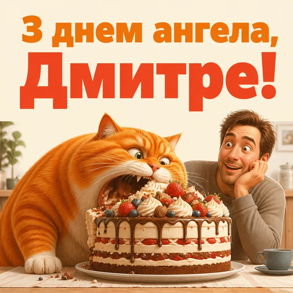 з днем ангела дмитра