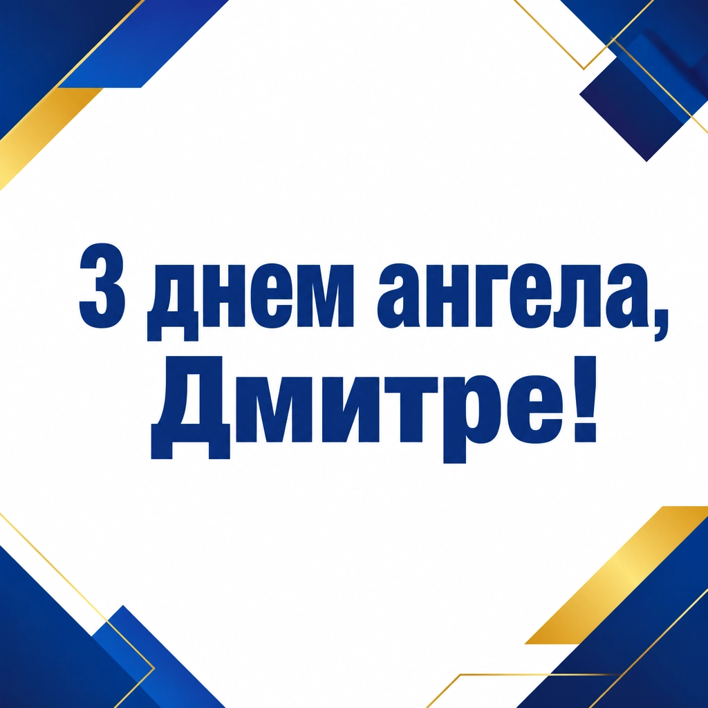 з днем ангела дмитра