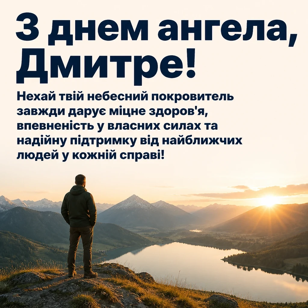 з днем ангела дмитра