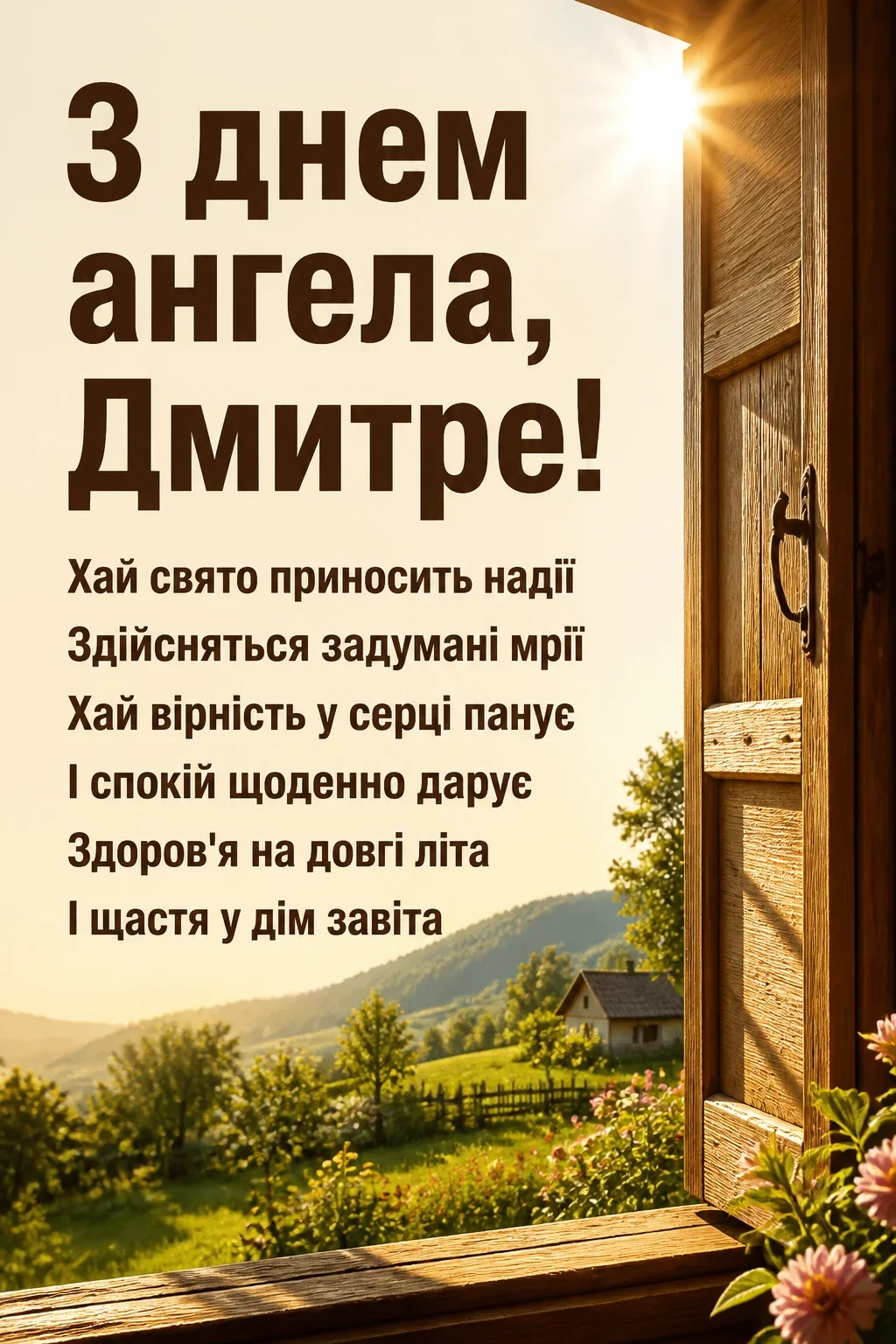 з днем ангела дмитра