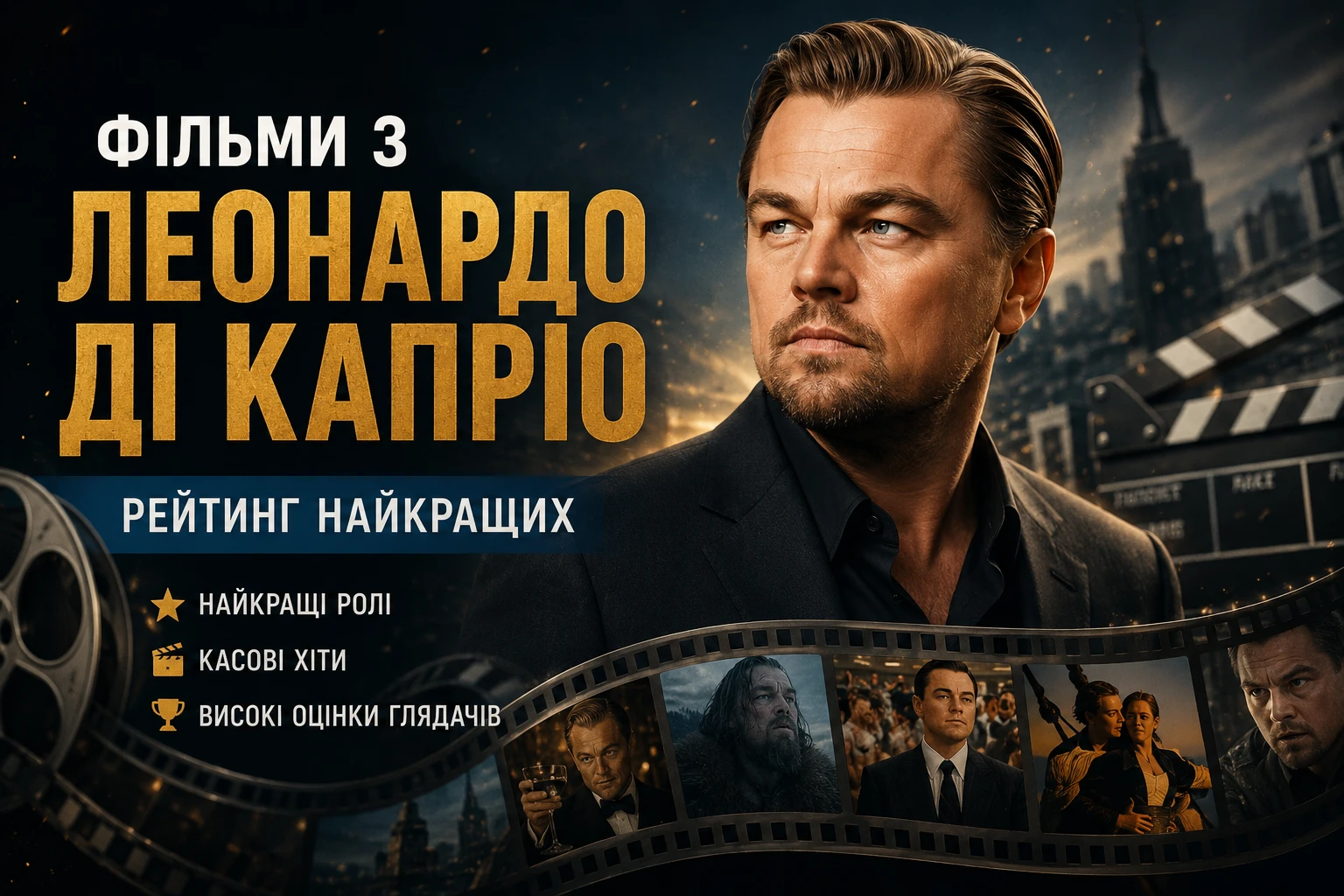 Кращі фільми Леонардо Ді Капріо: рейтинг за версією IMDb
