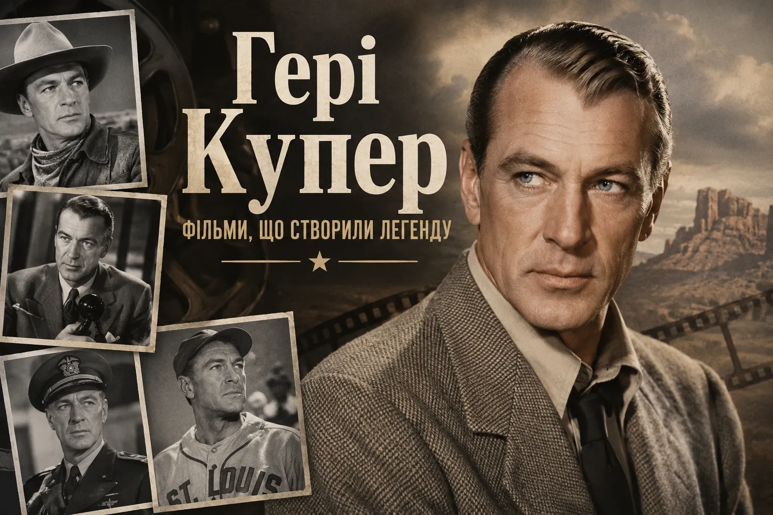 Усі знакові фільми Гері Купера в одній добірці